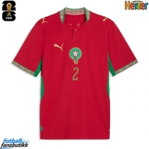 Marokko Achraf Hakimi #2 Hjemmedrakt VM 2026 Kortermet